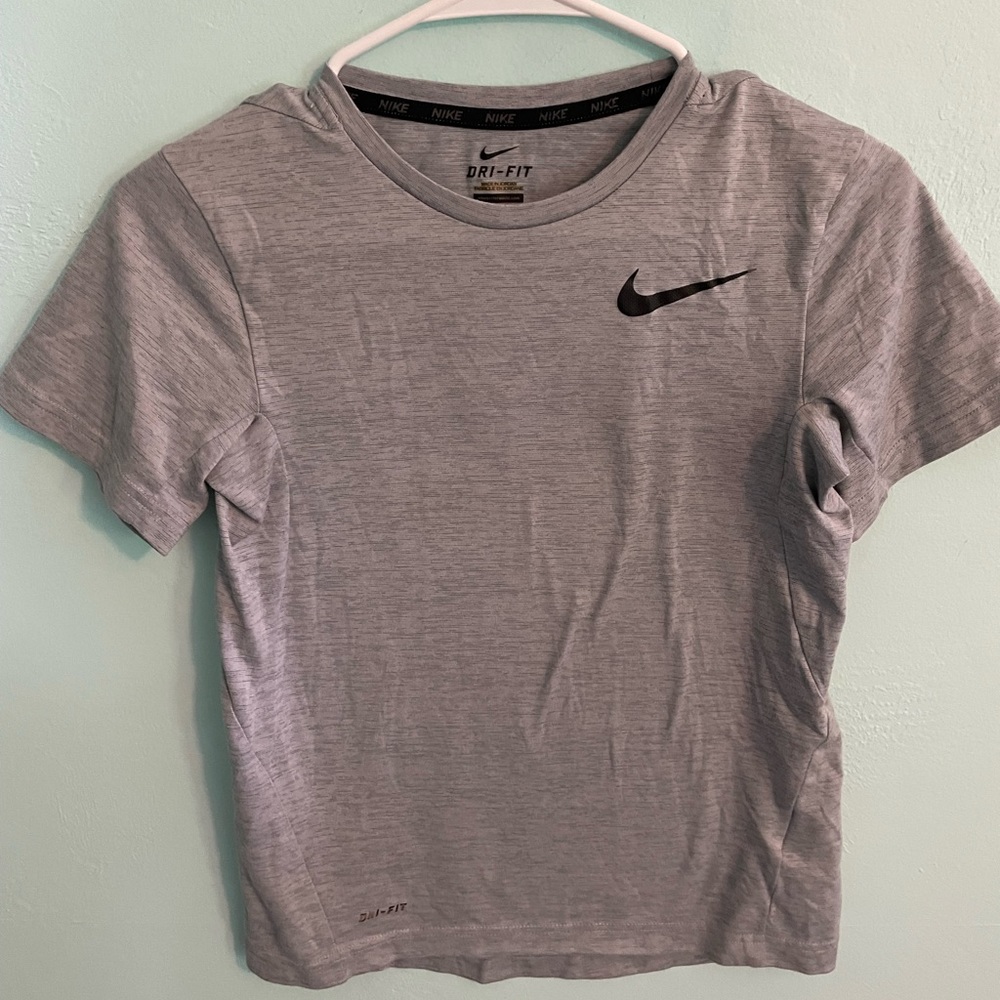 Nice Gray NIKE Dry Fit Shirt!!